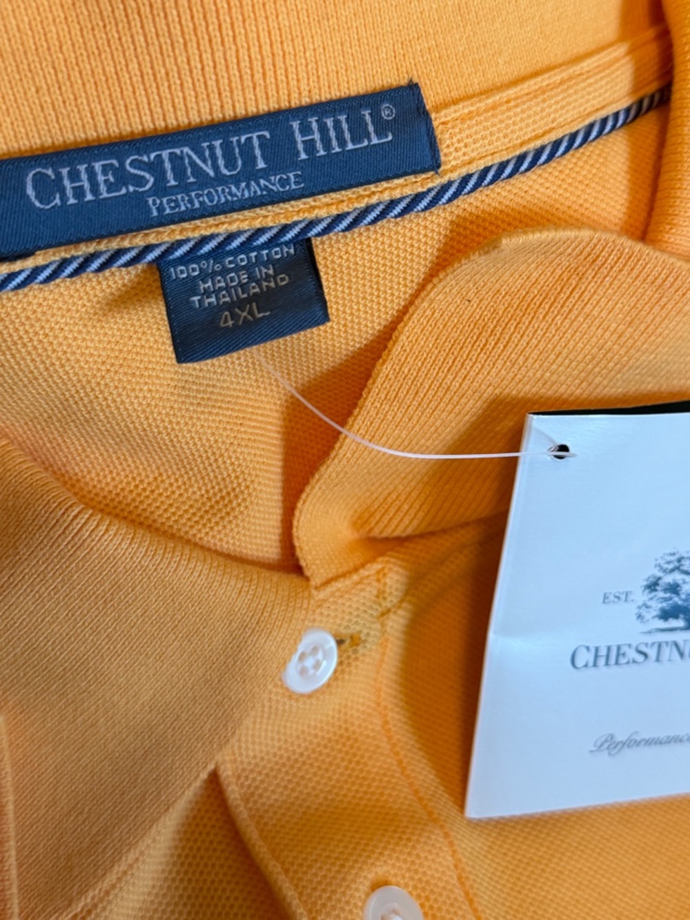 Chestnut Hill Performance Men's Polo Shirt 4XL